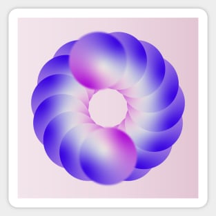 Radial gradient Sticker